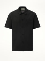 Sacai Cotton Suiting Shirt in Black