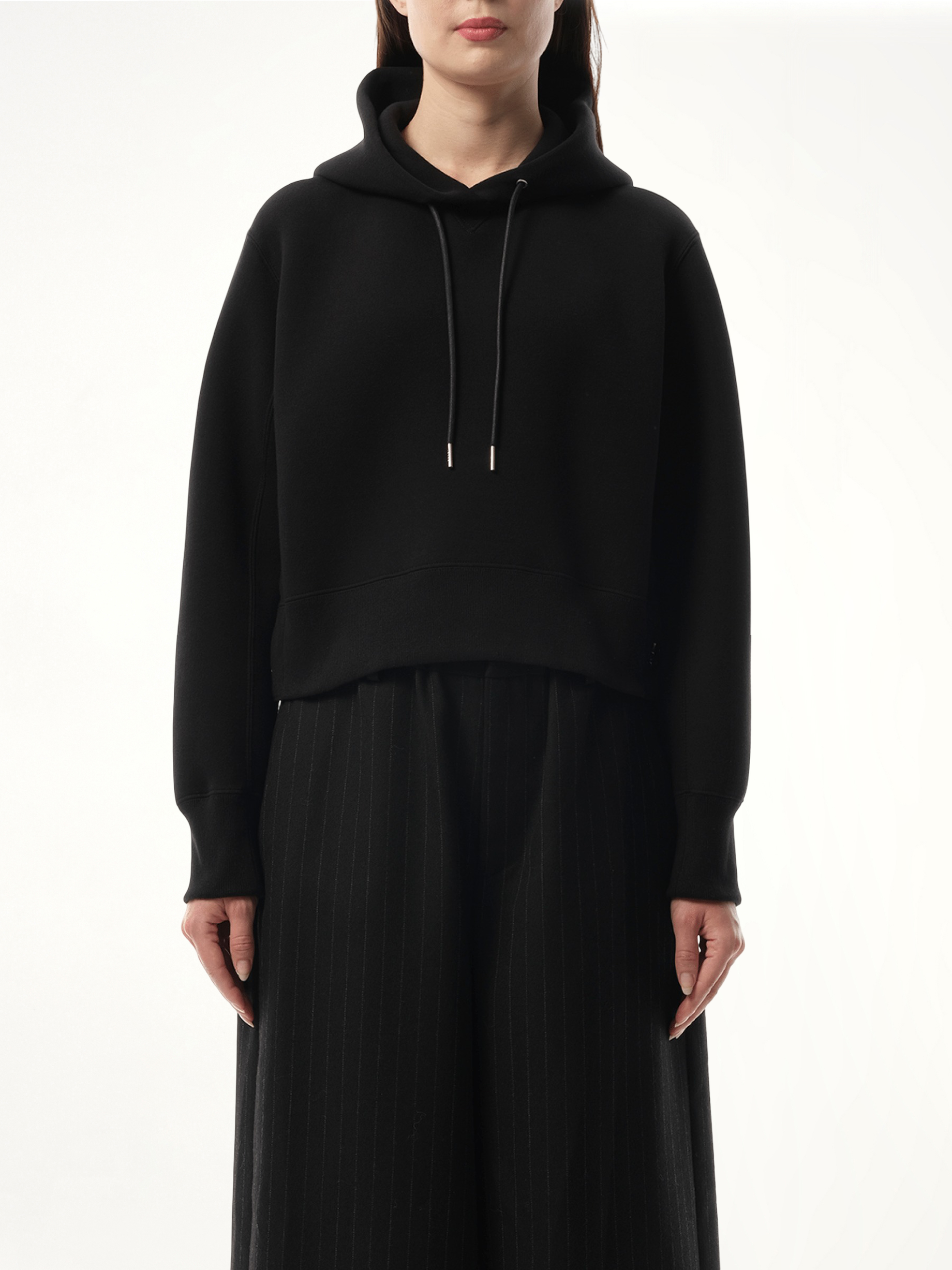 S Sponge Sweat Hoodie in Black