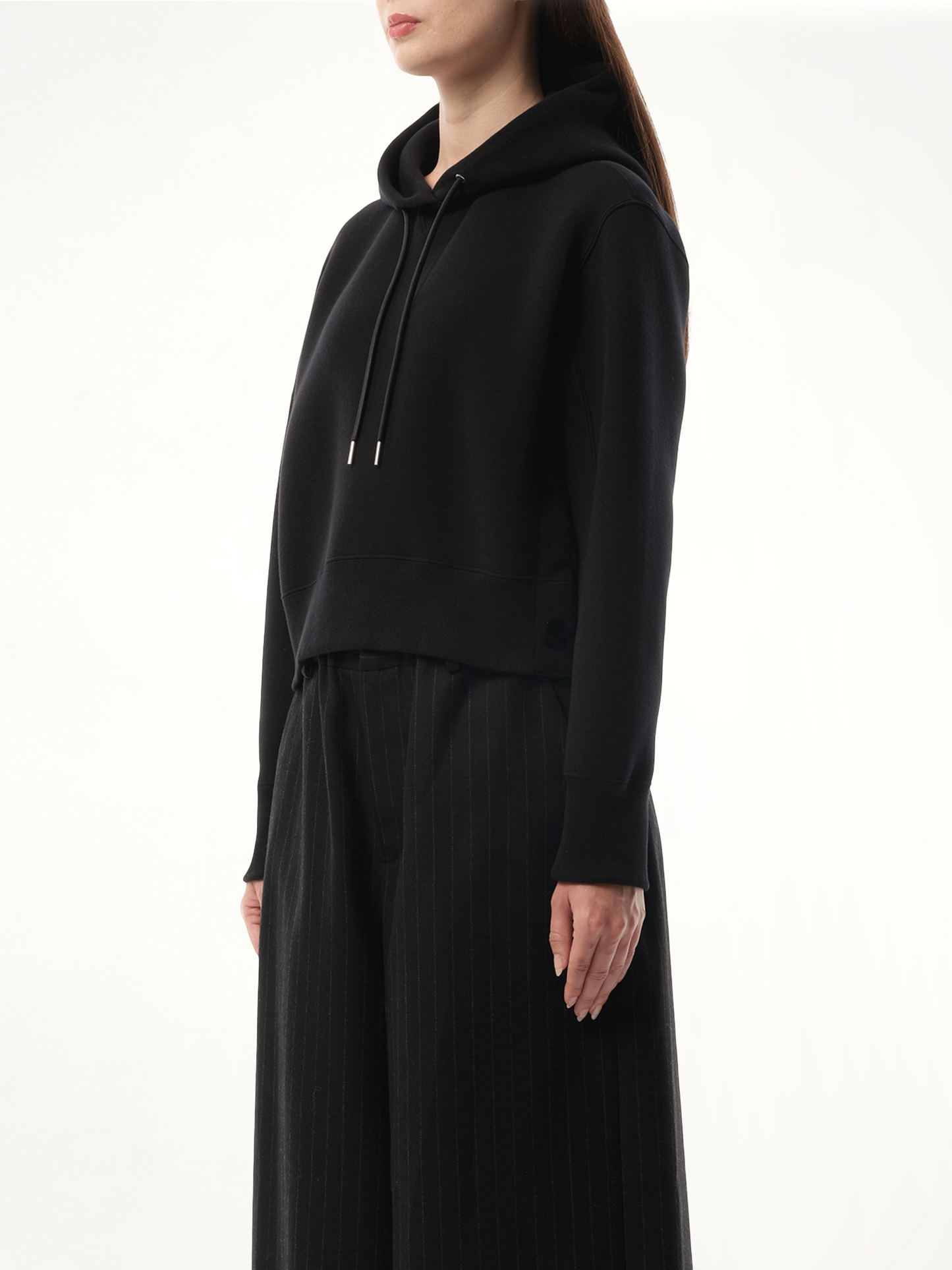 S Sponge Sweat Hoodie in Black