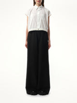 Sacai S Cotton Poplin Shirt in Off White
