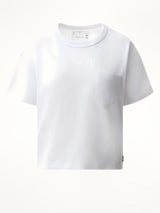 Sacai S Jersey T-Shirt in White