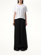 Sacai S Jersey T-Shirt in White