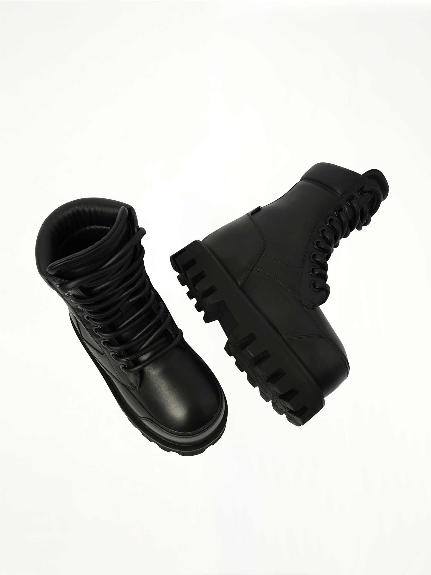Parachute Ankle Boots in Black