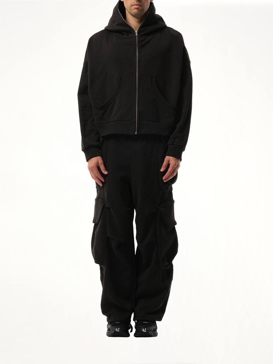 Eternal Zip Hoodie in Soot