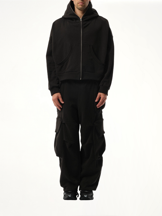 Eternal Zip Hoodie in Soot