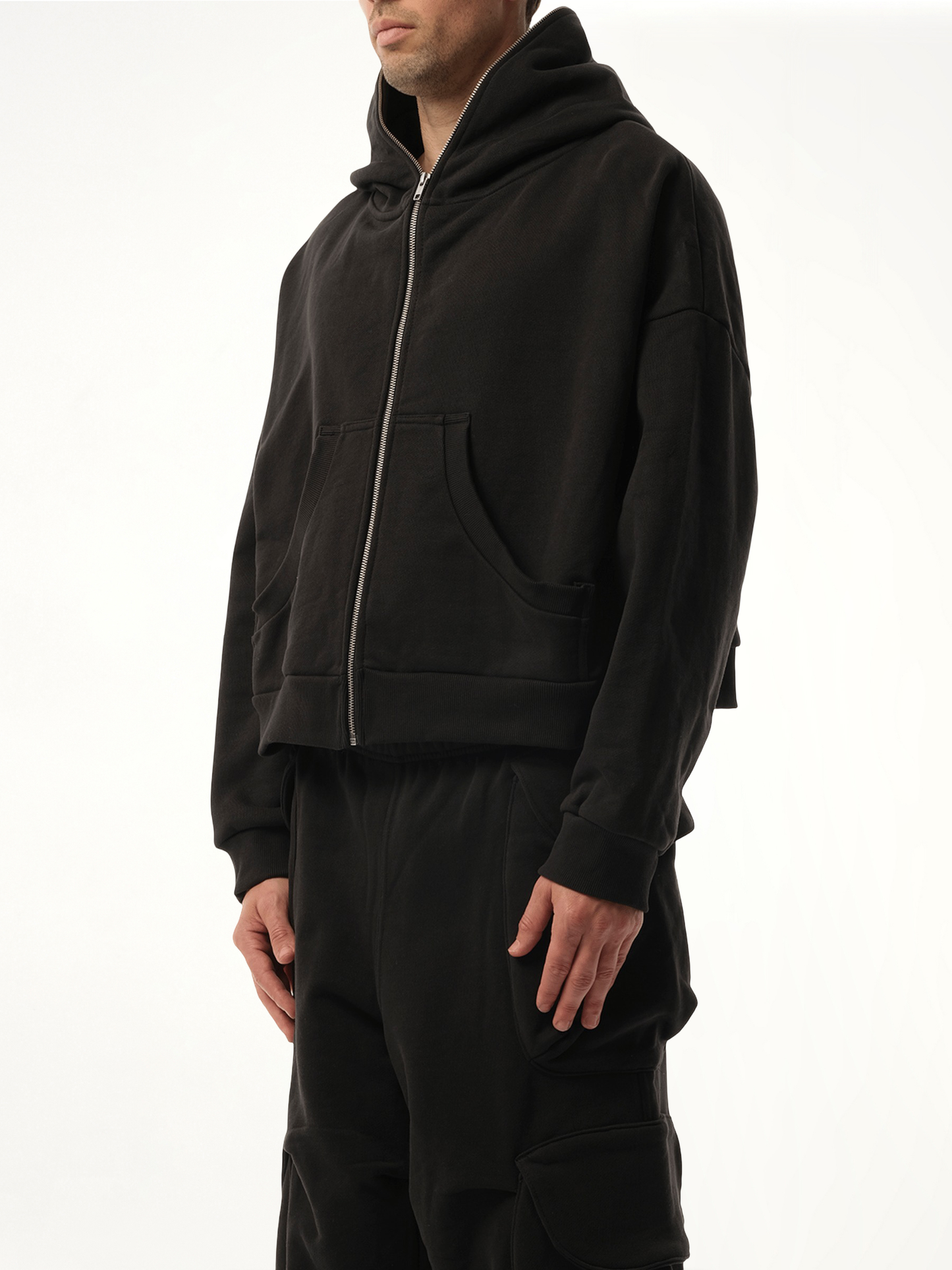 Eternal Zip Hoodie in Soot