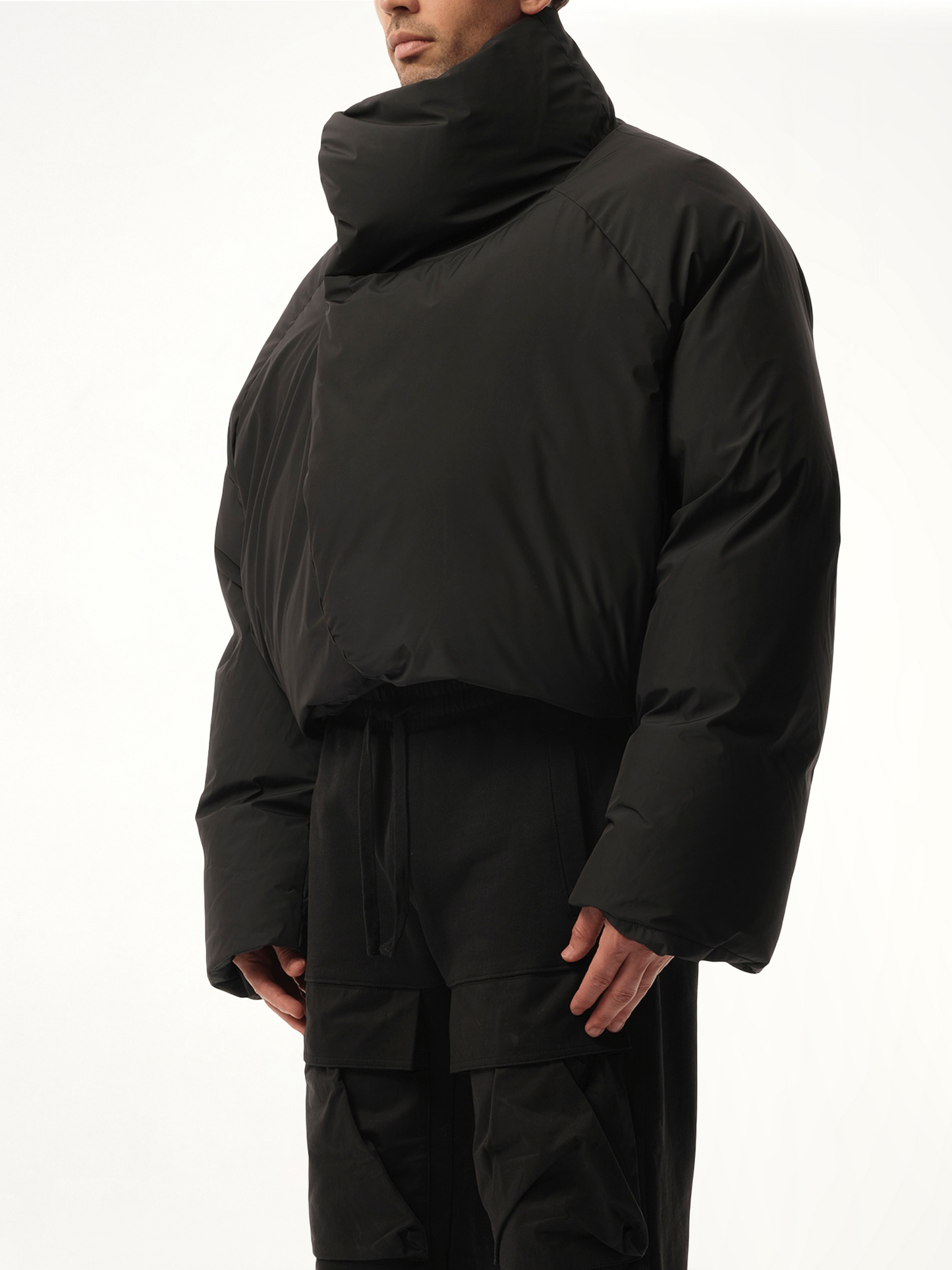 DBL Puffer Jacket in Black