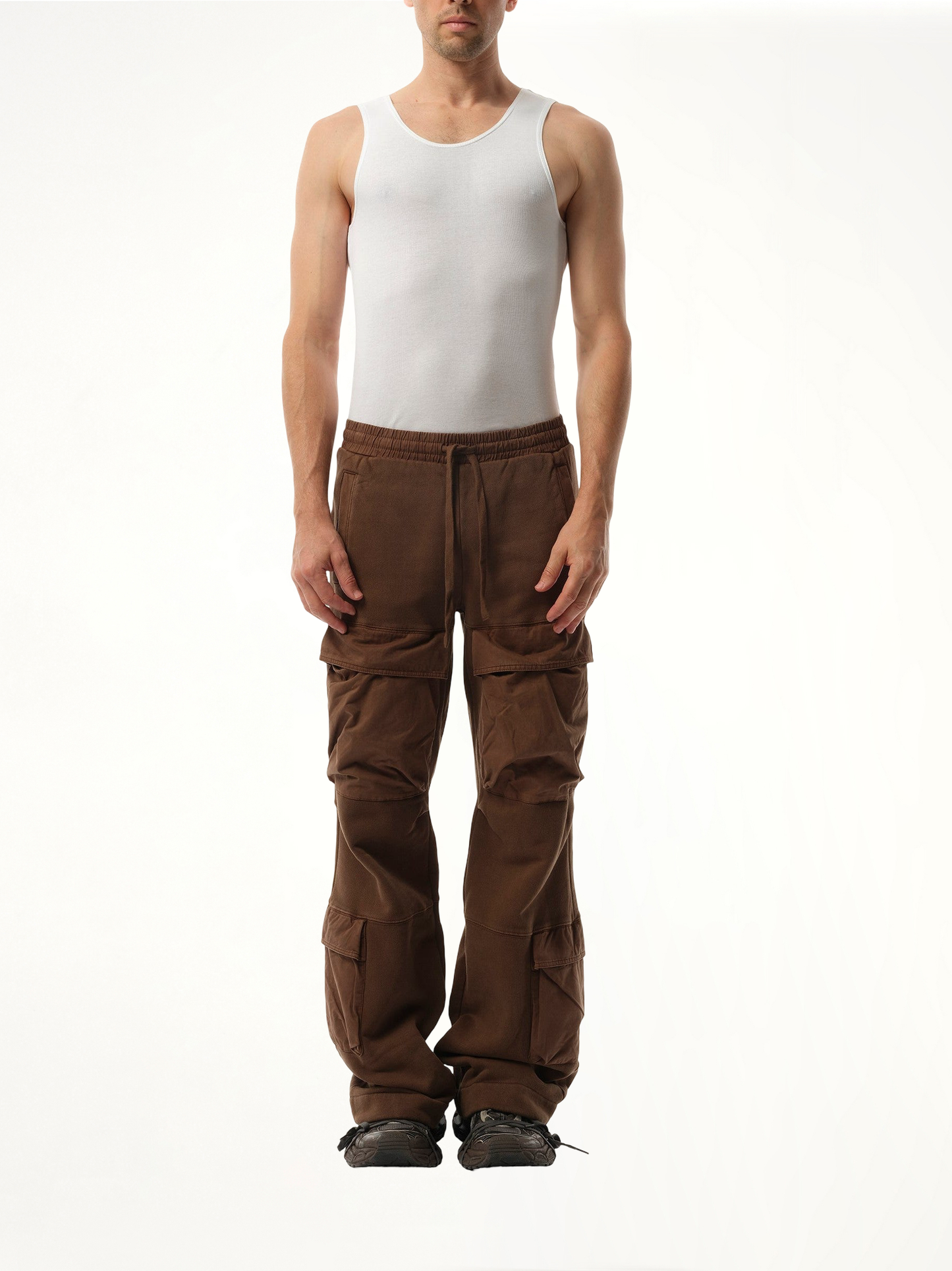 Utility Sweatpants in Brunette