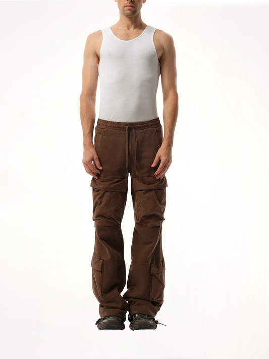 Utility Sweatpants in Brunette