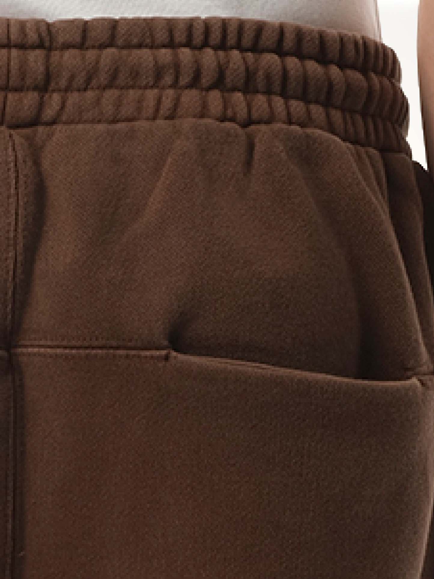 Heavy Drop Shorts in Brunette