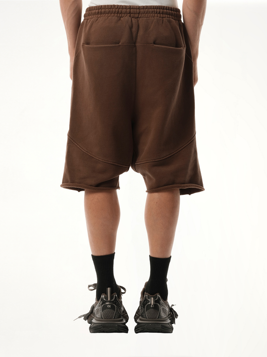 Heavy Drop Shorts in Brunette