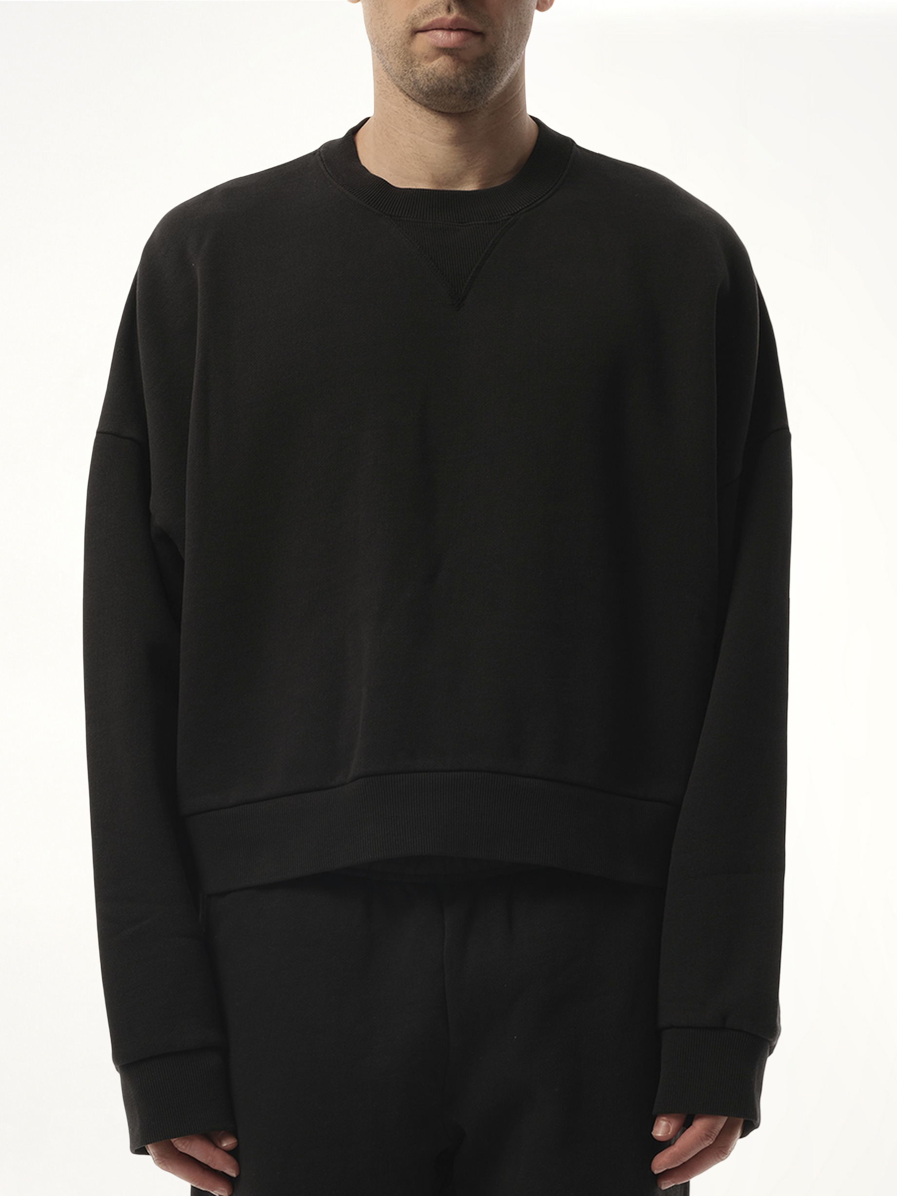 Box Sweatshirt in Soot