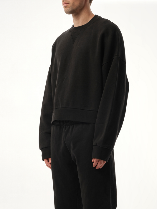 Box Sweatshirt in Soot