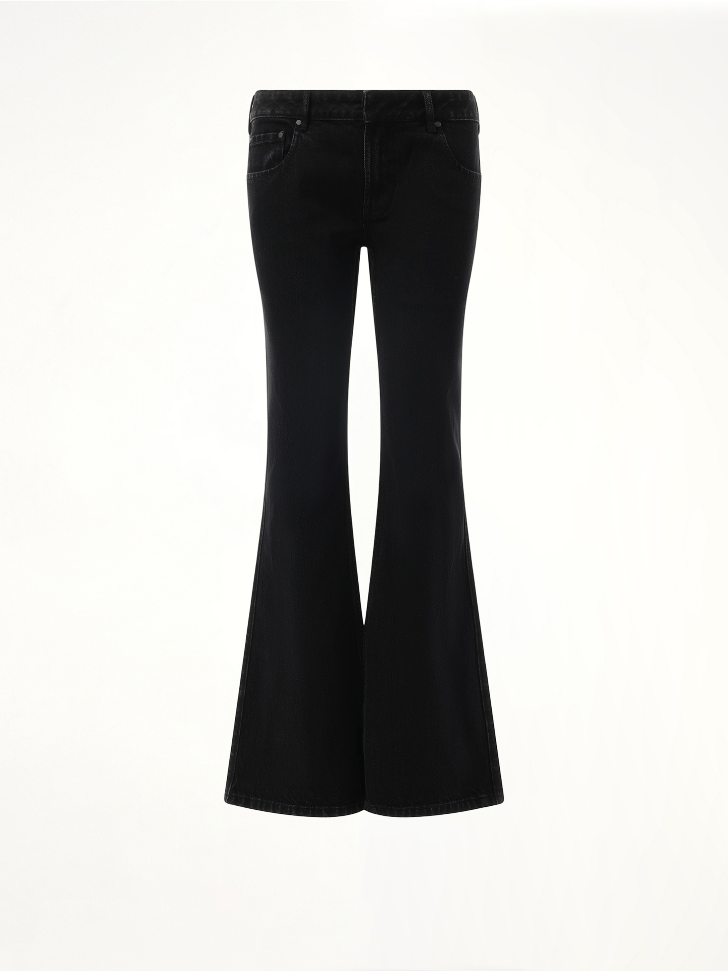 Slim-Flared Jeans in Magnetite