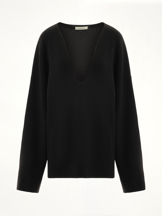 Dormer Knit Sweater in Black