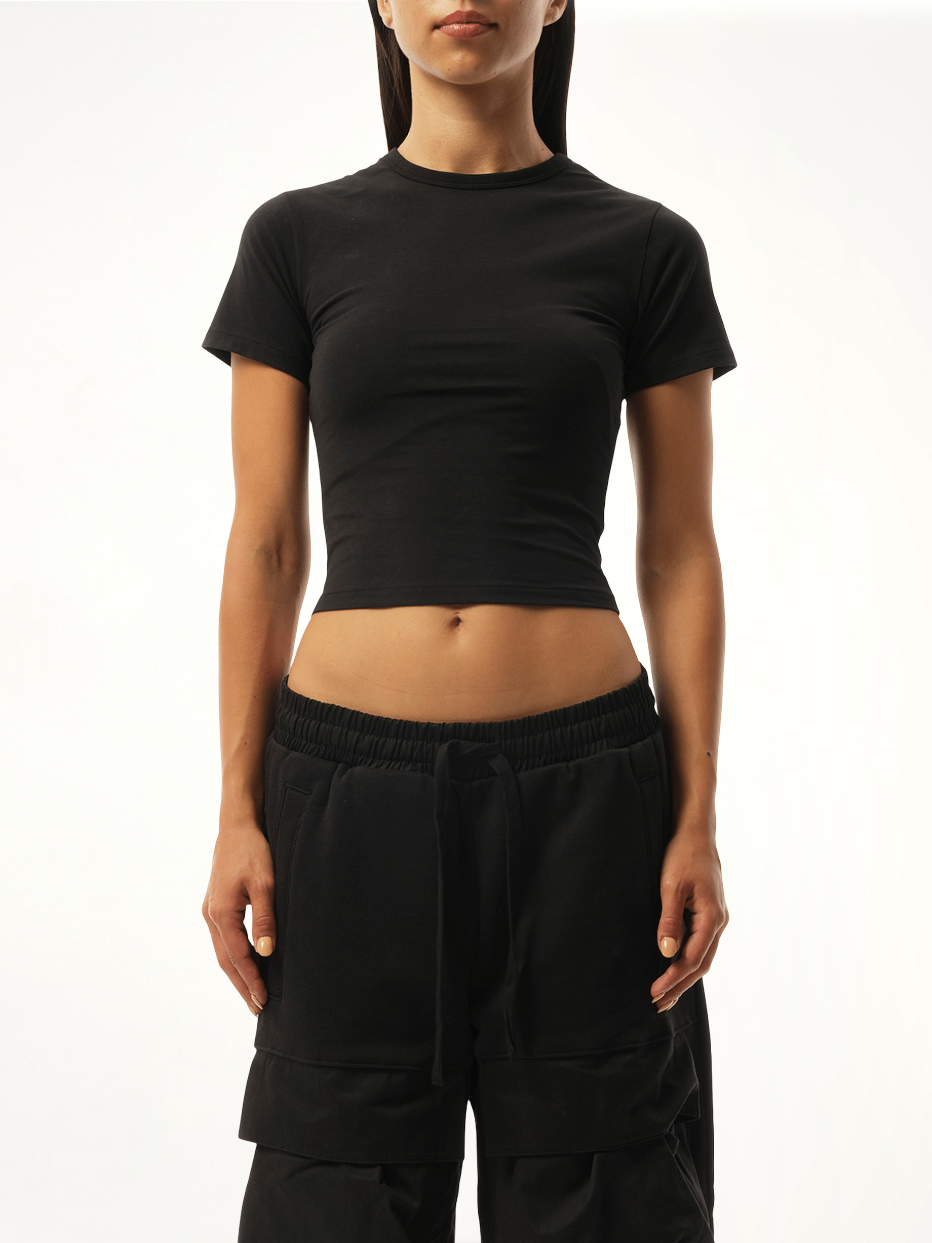 Micro T-Shirt in Soot