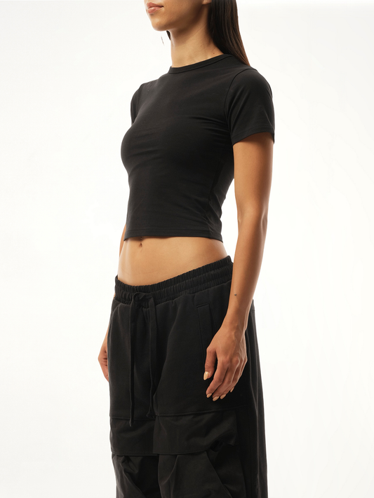 Micro T-Shirt in Soot