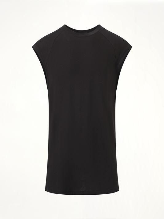 Long Tank Top in Soot