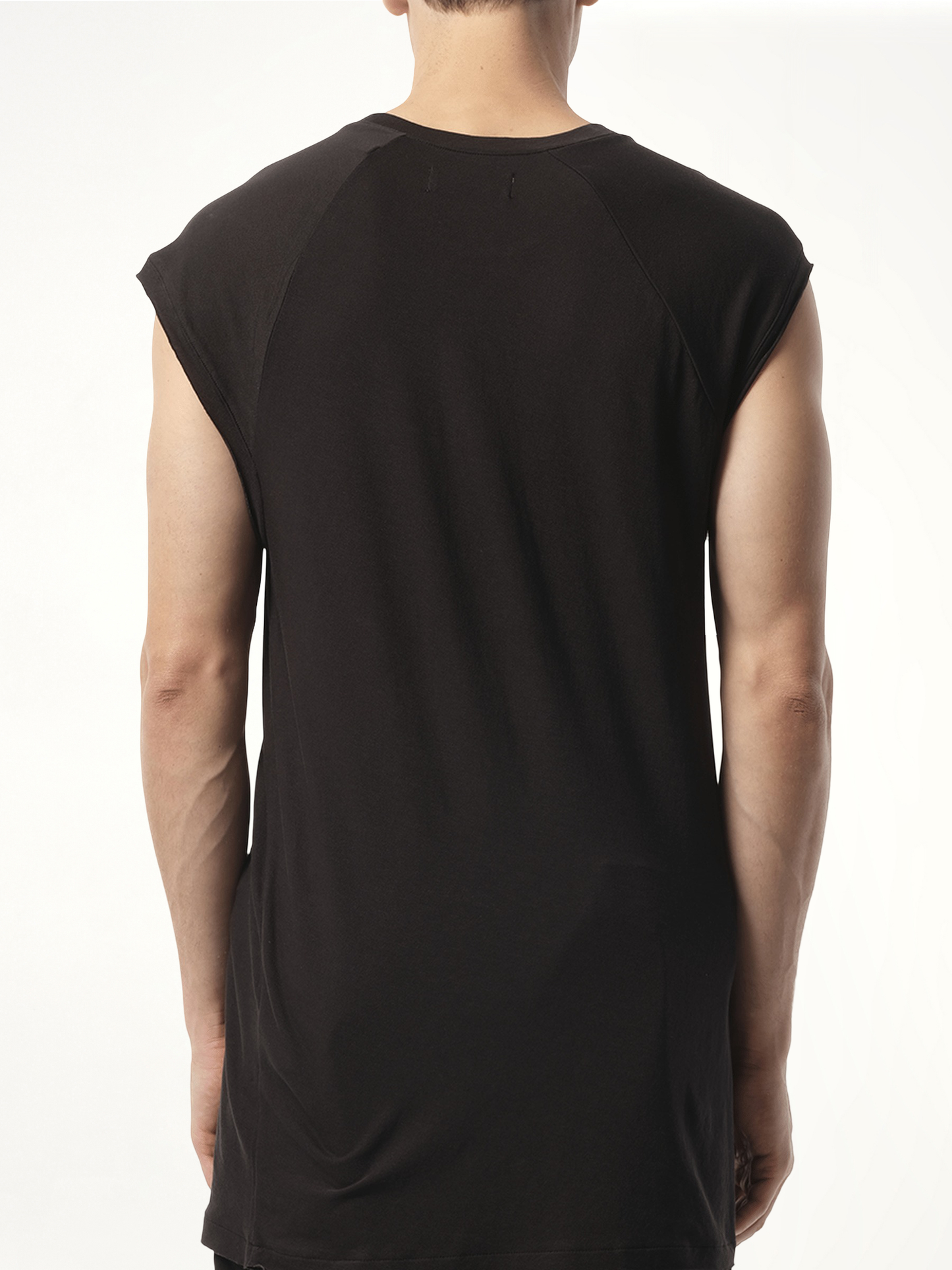 Long Tank Top in Soot