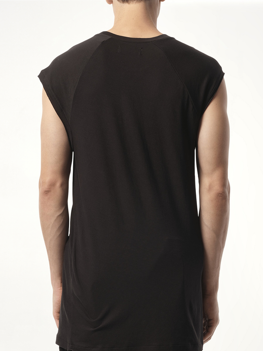 Long Tank Top in Soot
