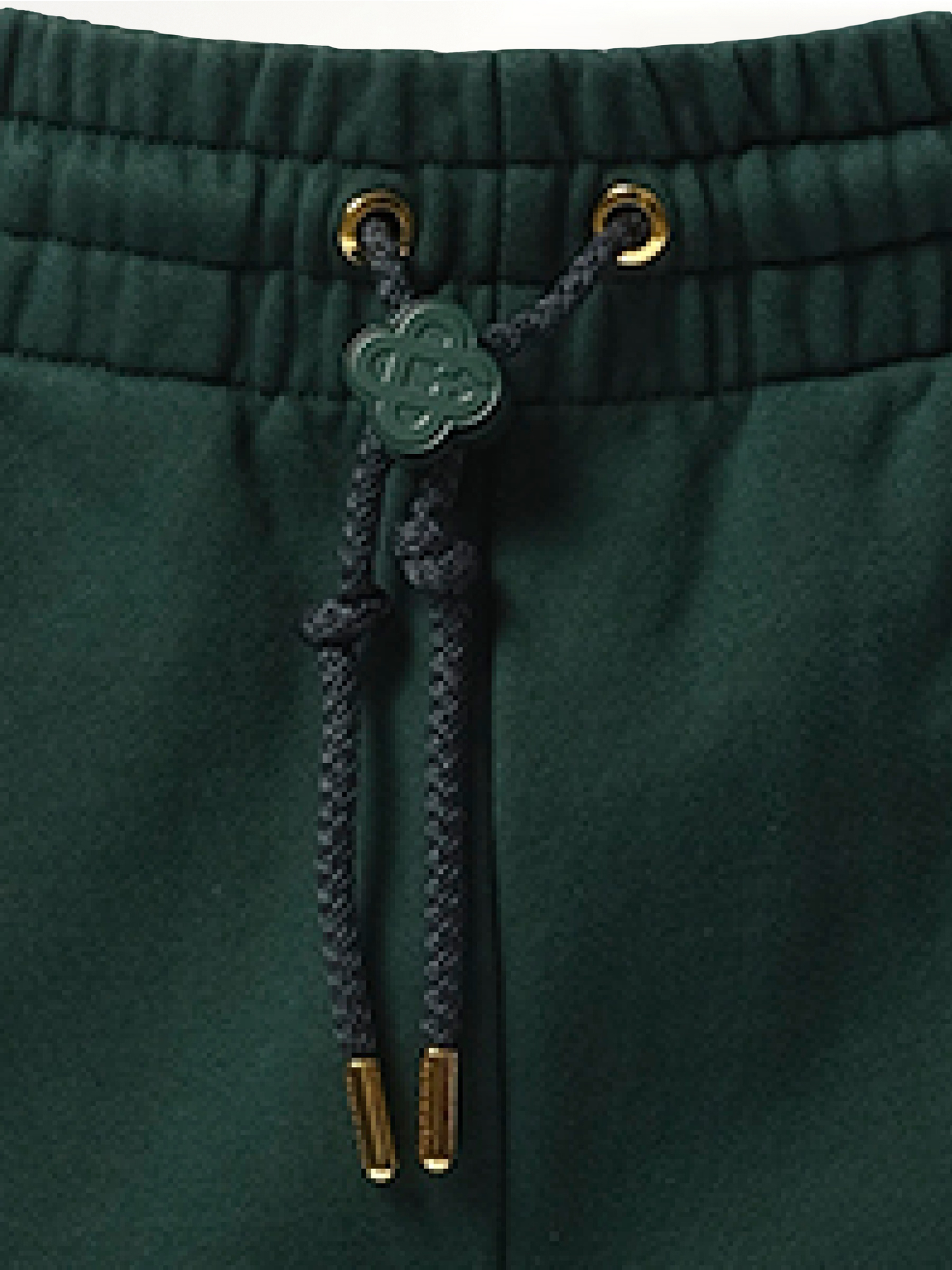 Embroidered CC Patch Jogger in Green