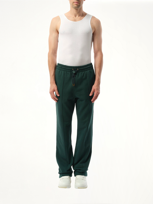 Embroidered CC Patch Jogger in Green