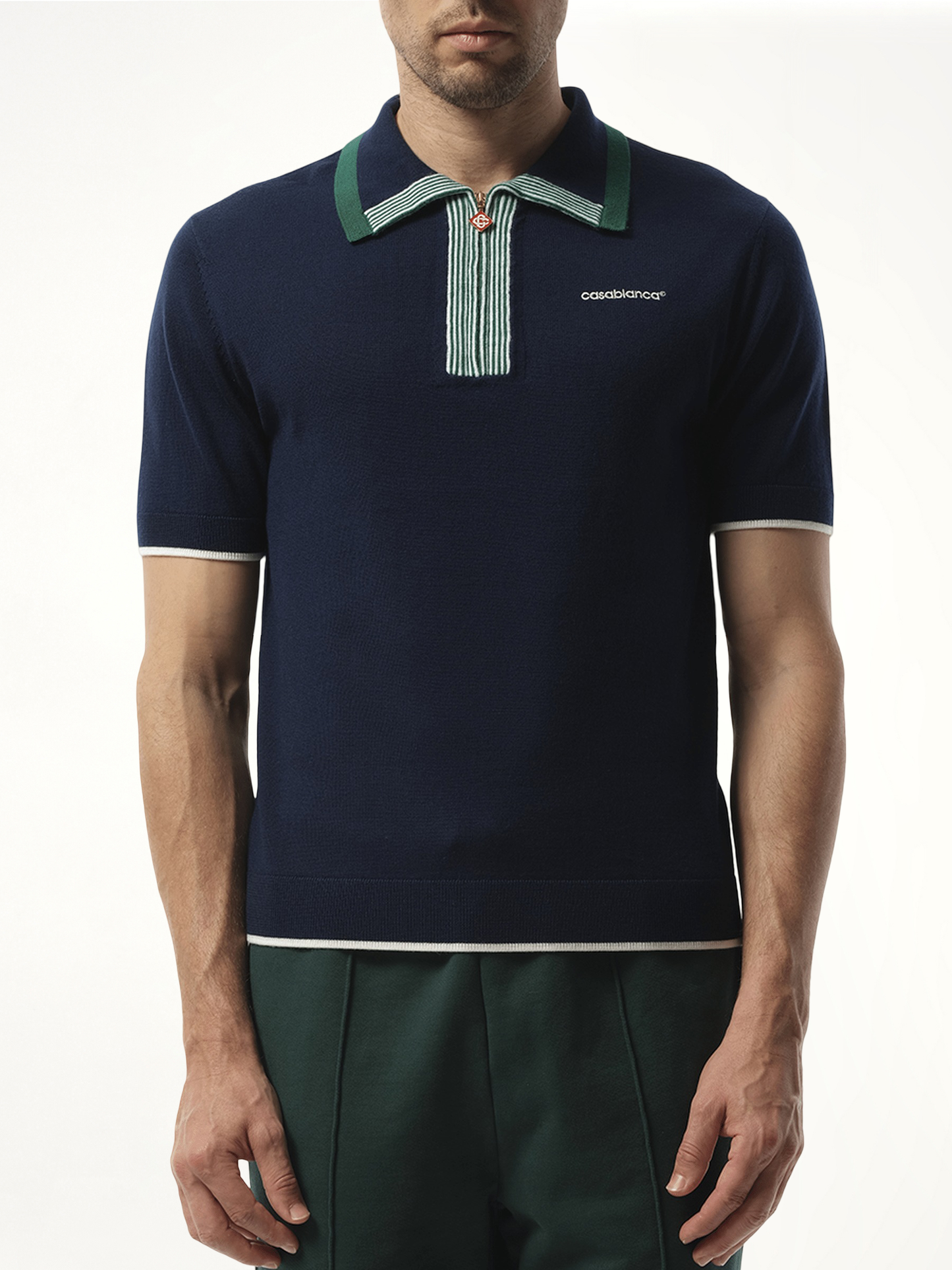 Tennis Polo in Navy