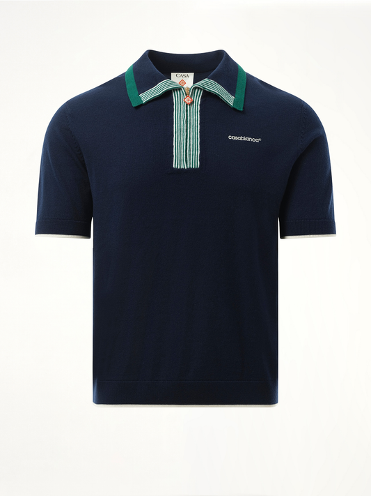 Tennis Polo in Navy