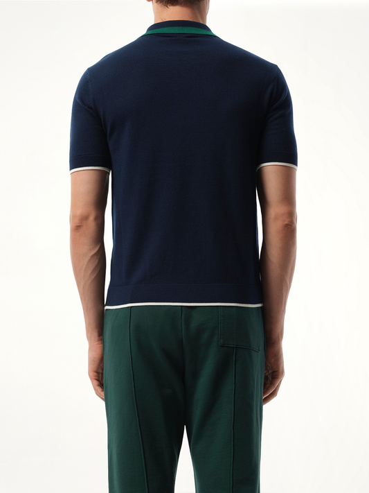 Tennis Polo in Navy