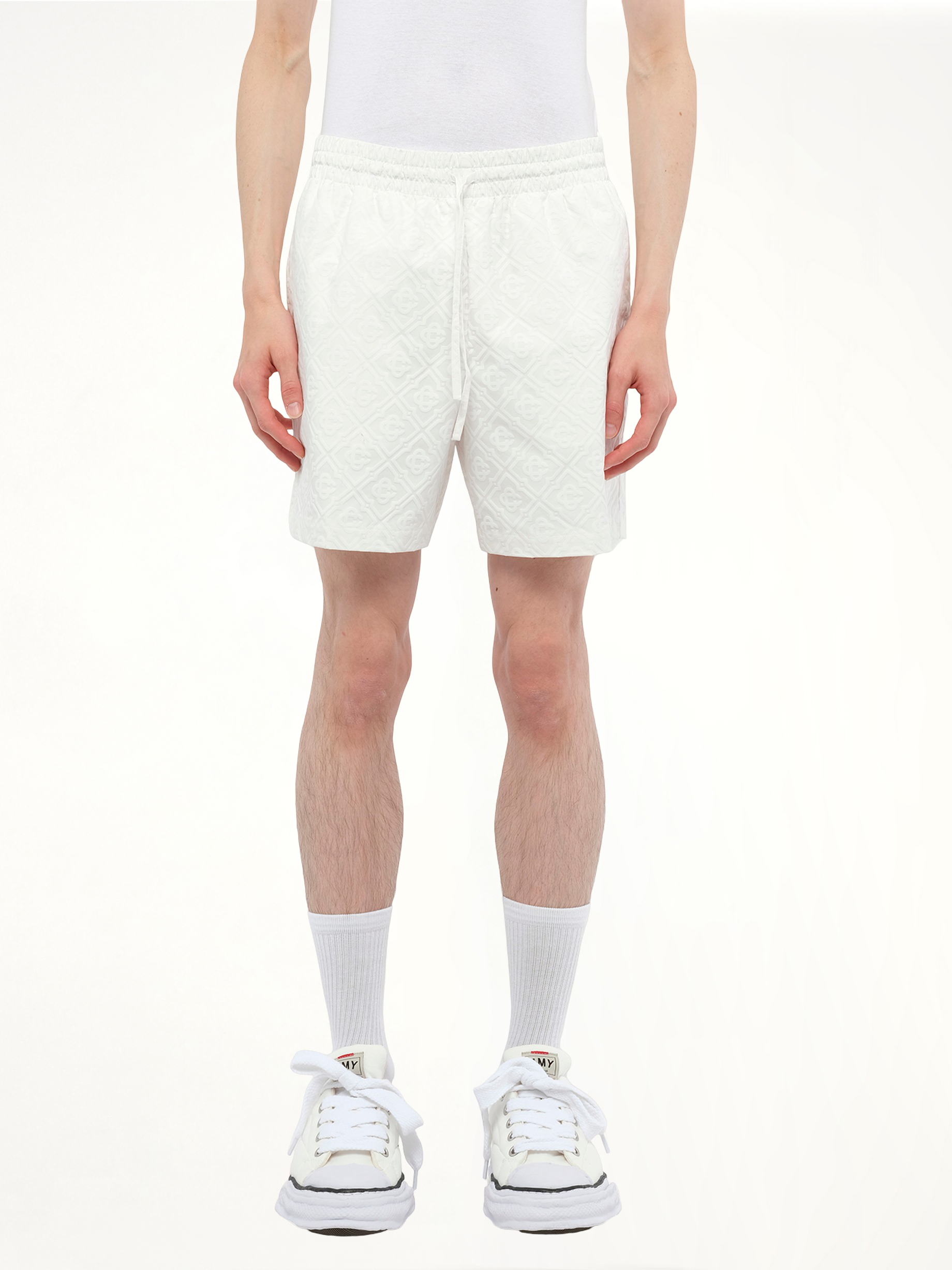 Drawstring Shorts in White
