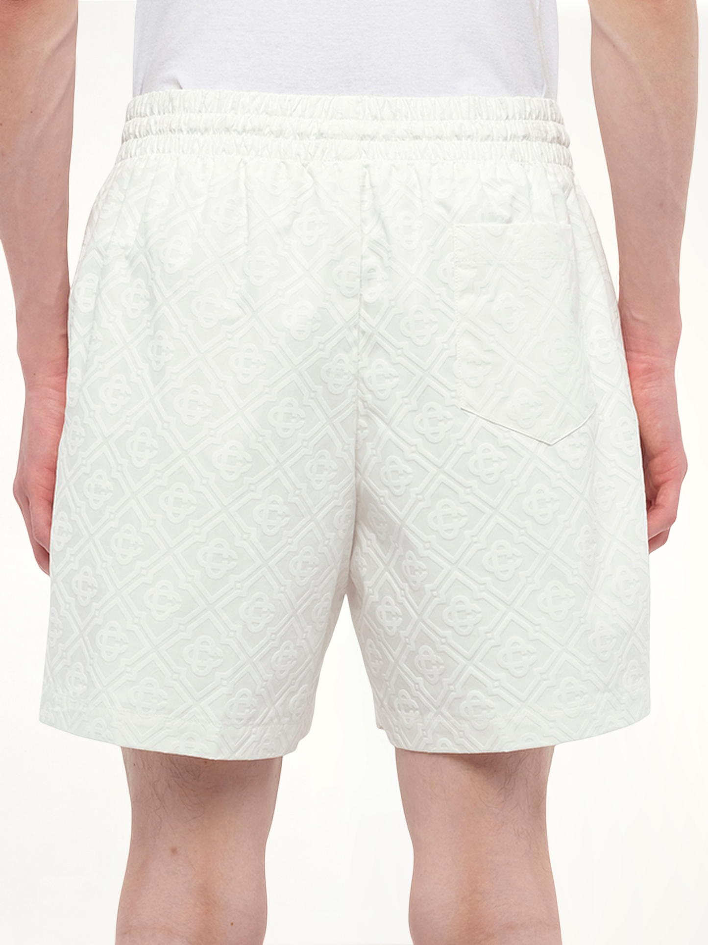 Drawstring Shorts in White