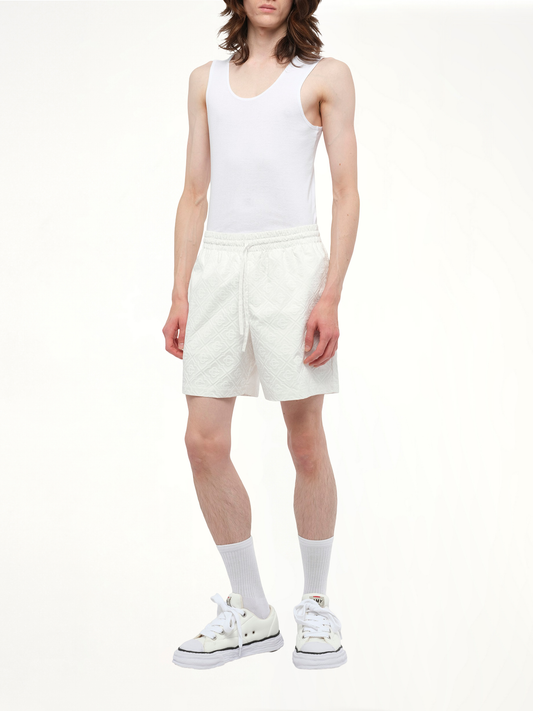 Drawstring Shorts in White