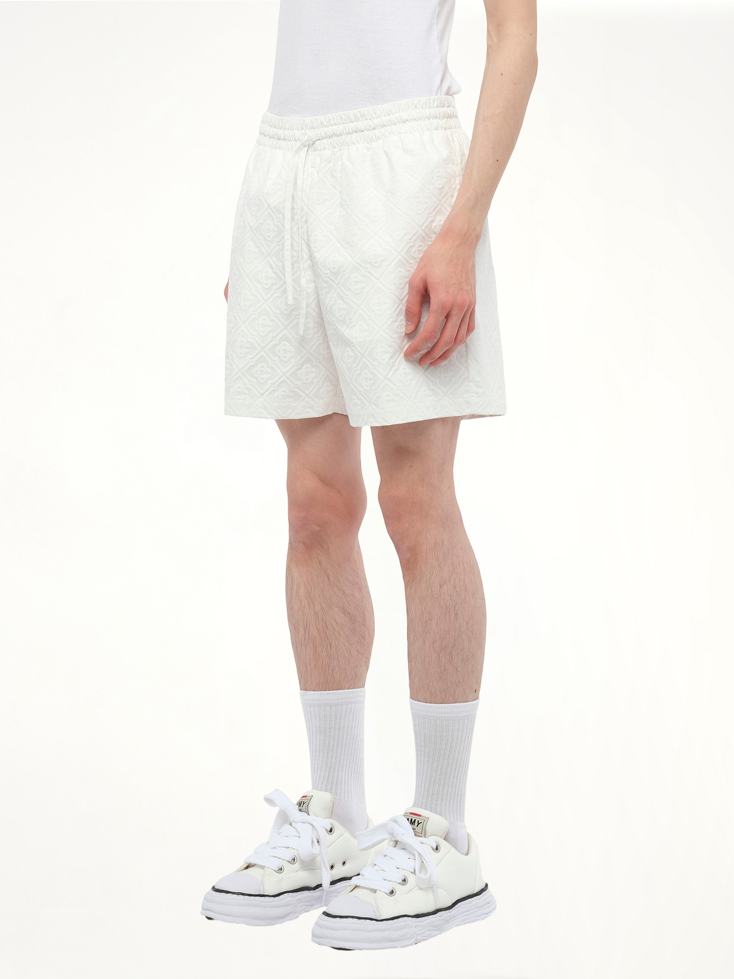 Drawstring Shorts in White