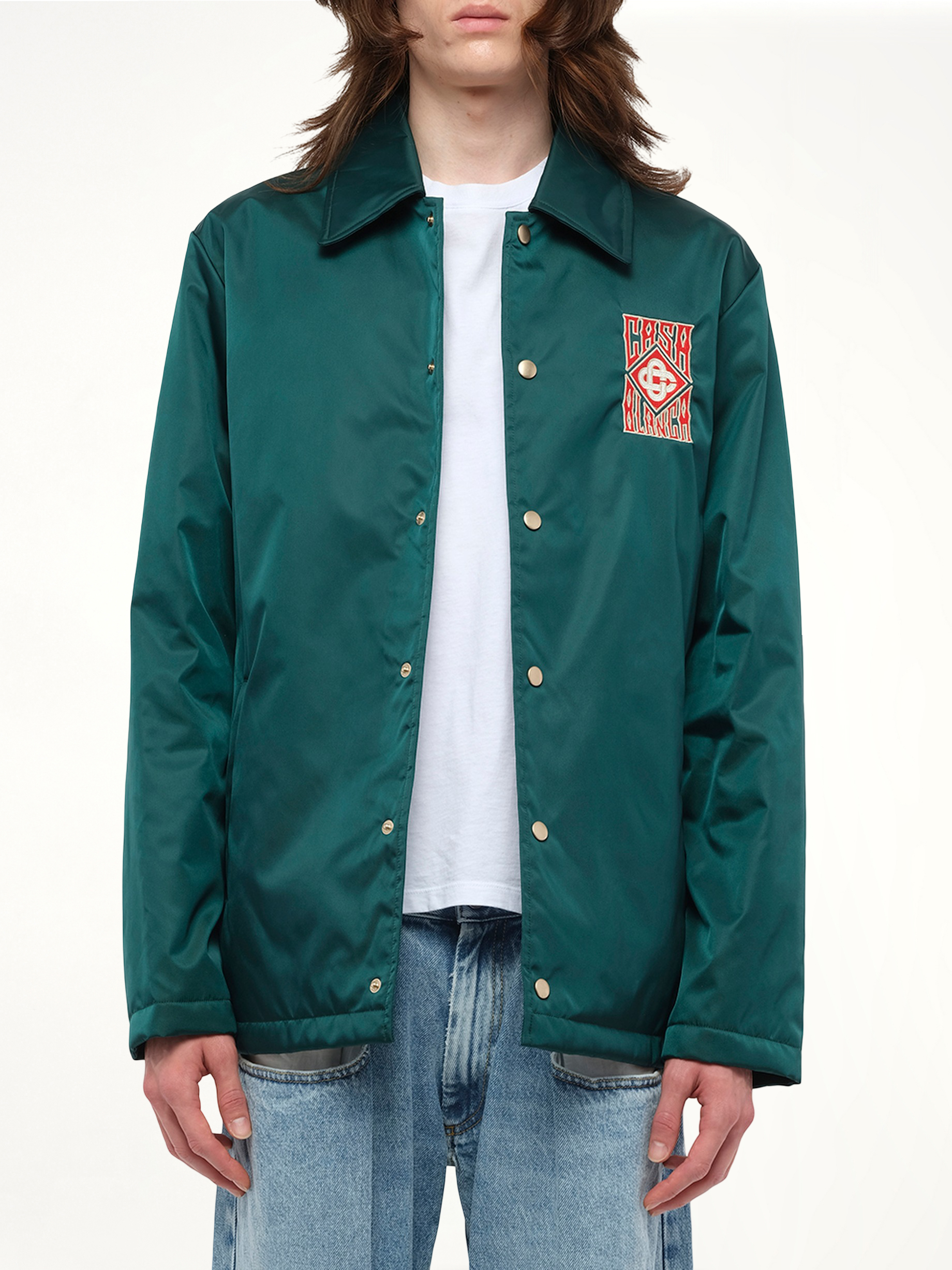 Stadium Jacket in Green