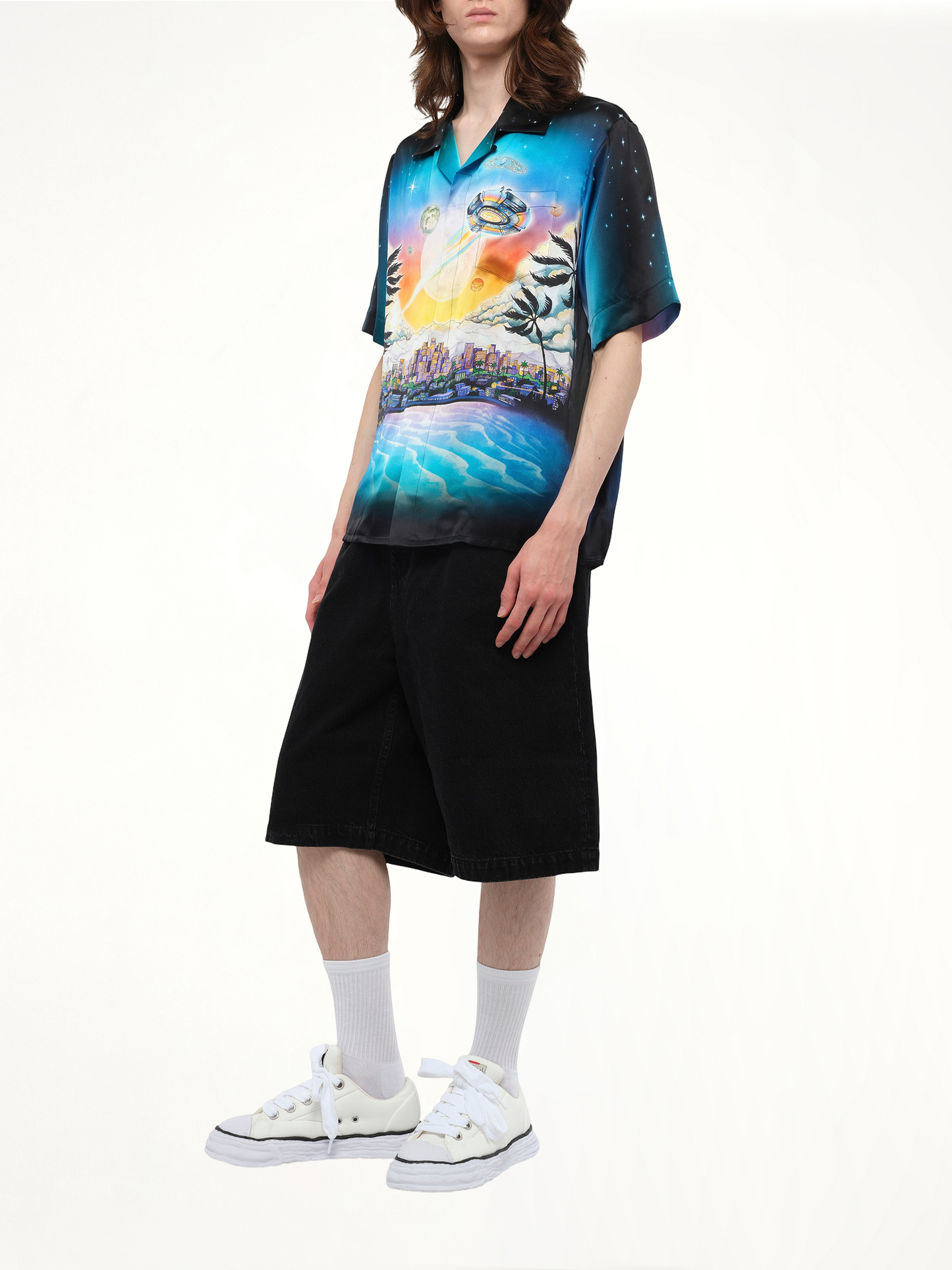 La Premonition Cuban Collar Shirt in Multicolour