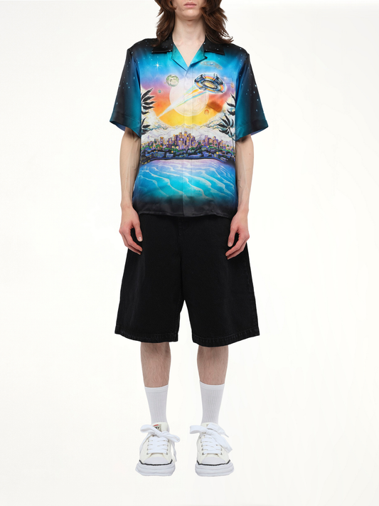 La Premonition Cuban Collar Shirt in Multicolour