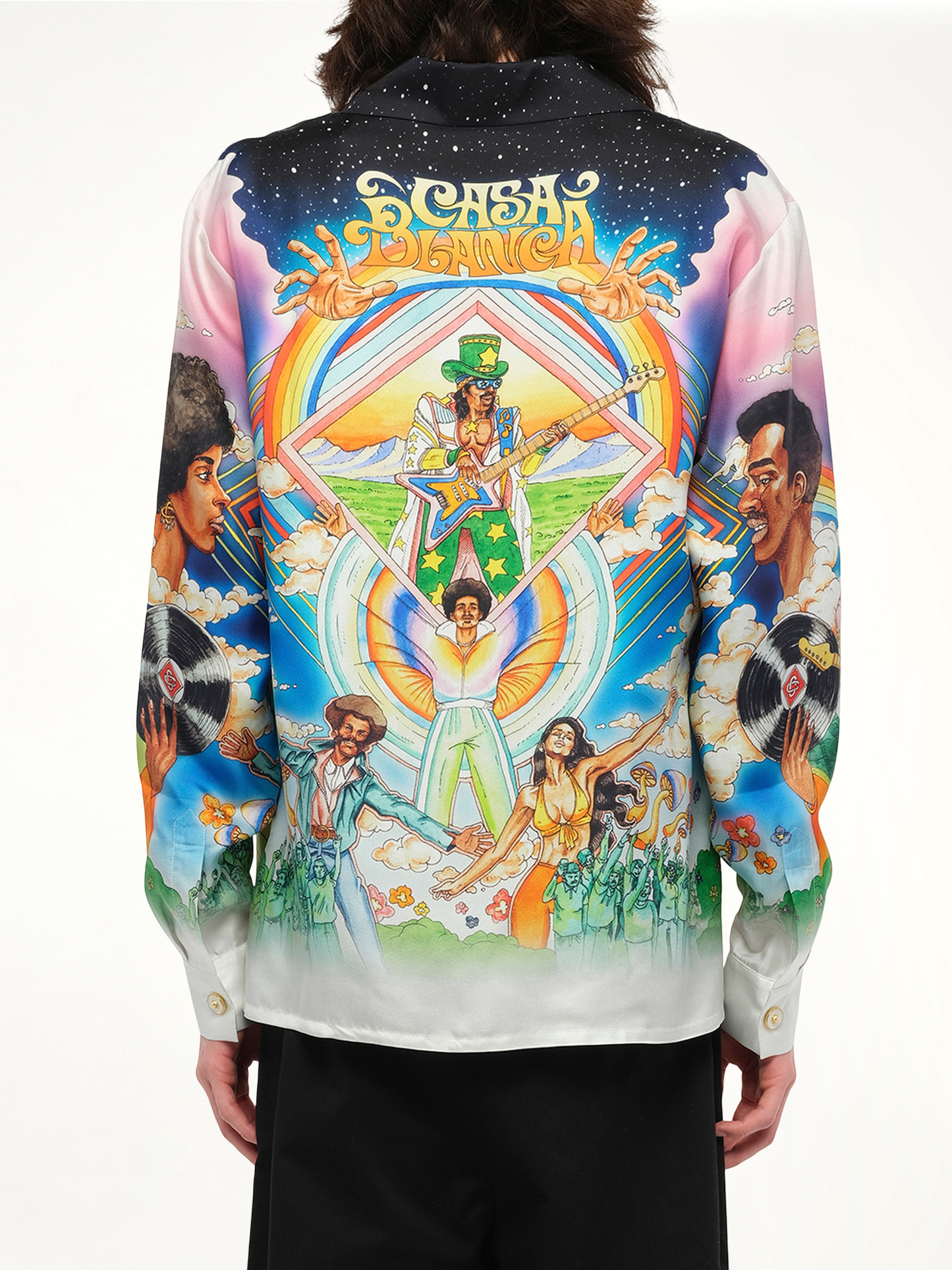 La Musique Cuban Collar Shirt in Multicolour