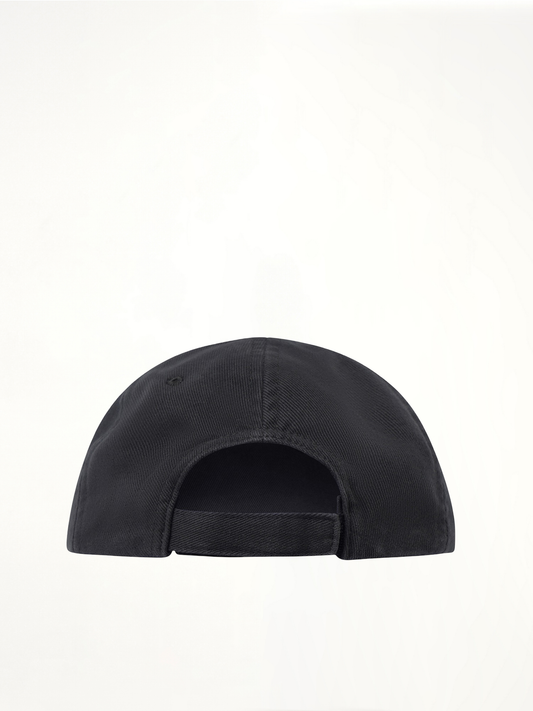 Under Armour Cap in Washed Black/White
