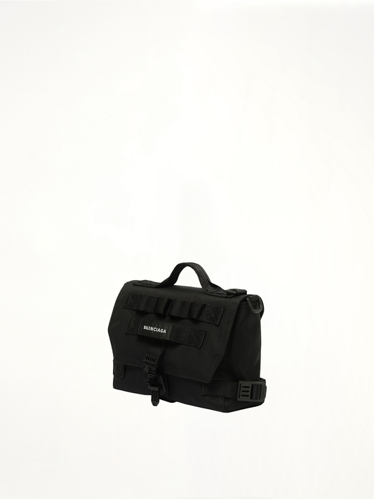 Army Messenger Bag in Black