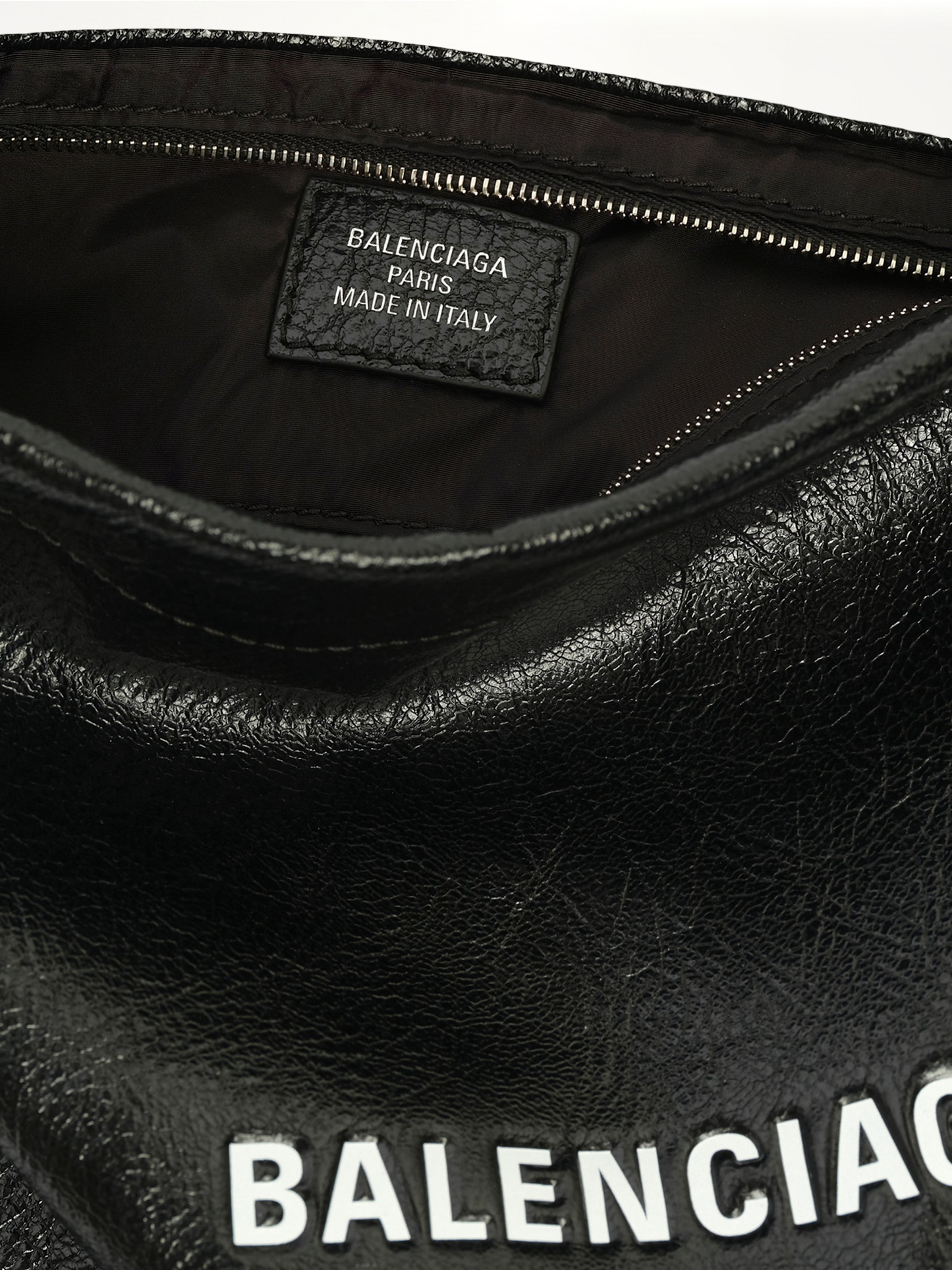 Logo Shopper Dust Bag in Black