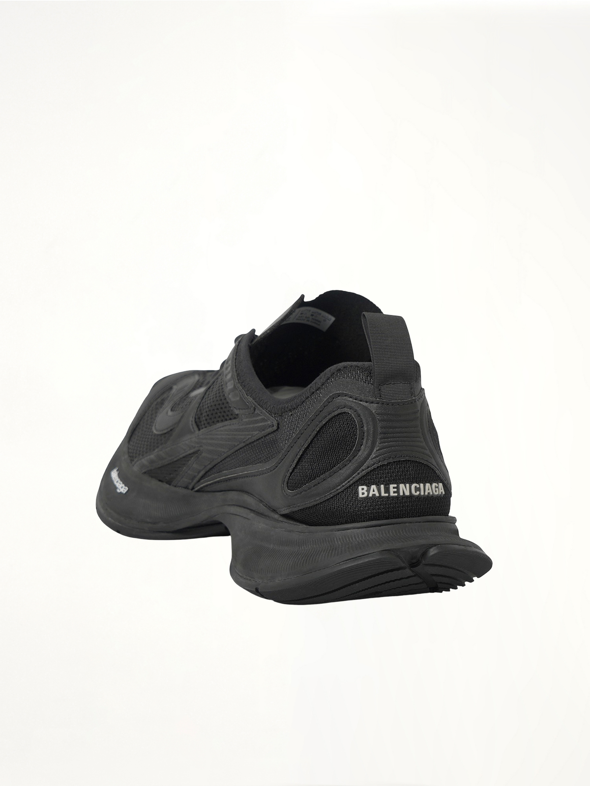 Circuit Sneaker in Black Back View | BALENCIAGA