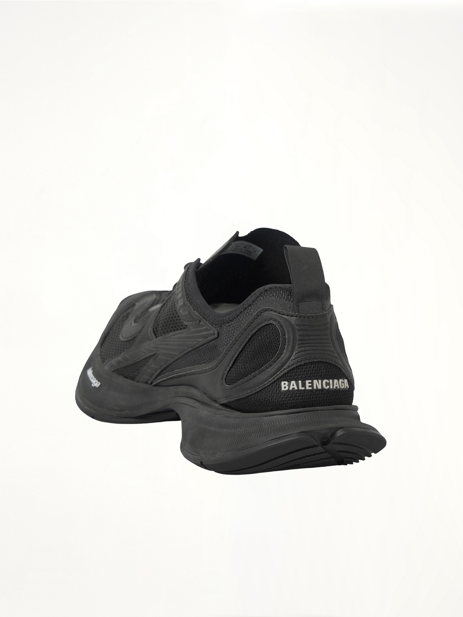 Circuit Sneaker in Black Back View | BALENCIAGA