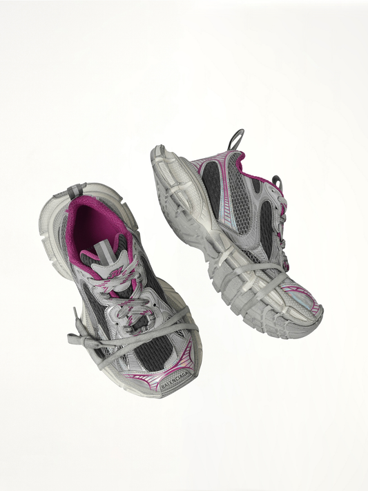 3XL Sneaker in Grey/White/Pink