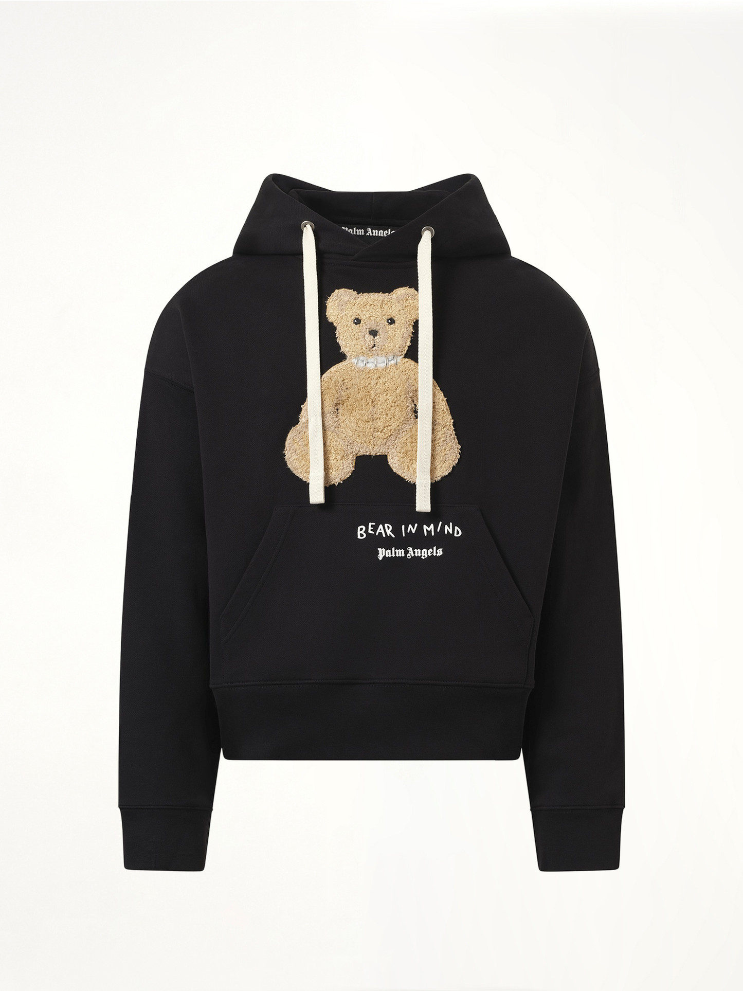 Bear in Mind Over Hoodie in Black/Brown