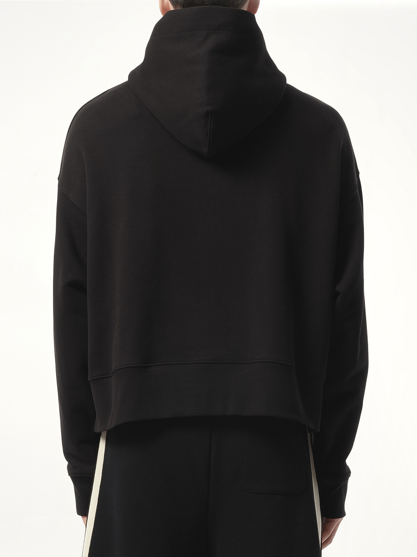 Bear in Mind Over Hoodie in Black/Brown