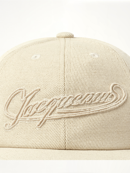 La Casquette Baseball Cap in Off White
