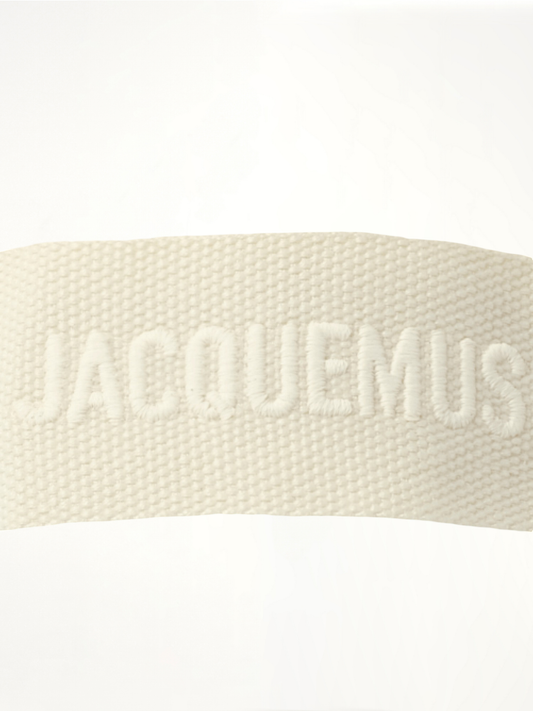 Gros Grain Beanie in Off White