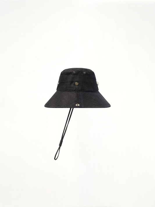 Le Bob Denim Bucket Hat in Navy