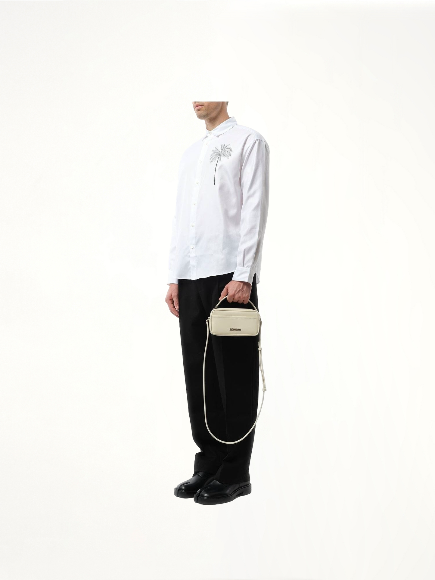 Le Baneto Crossbody Bag in Light Ivory