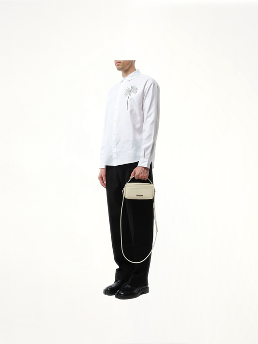 Le Baneto Crossbody Bag in Light Ivory